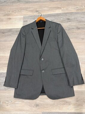 Marc Anthony Men's Gray Two-Button Suit Jacket